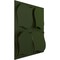 Ekena Millwork 19 5/8in. W x 19 5/8in. H Clover EnduraWall Decorative 3D Wall Panel Covers 2.67 Sq. Ft. WP20X20CVGCG - alternate 4